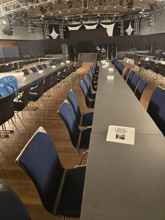 20260126_151146 Die Stadthalle als Zufluchtsort während der Evakuierung der Innenstadt, Bild: Alexander Heinz