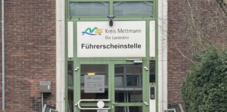 Neue Software für die Führerscheinstelle: Zeitweise Schließung Die Führerscheinstelle in Mettmann. Foto: Kreis ME