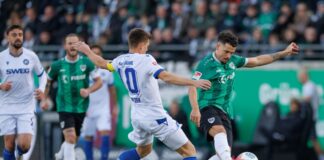 Wanitzek trifft doppelt: KSC gewinnt in Münster Marvin Wanitzek (10) war der Karlsruher Matchwinner.