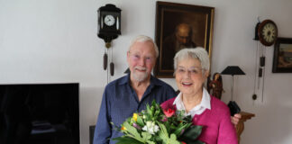 Erkrather Ehepaar ist seit 60 Jahren miteinander verbunden Ingrid und Hans-Jürgen Rische feiern Diamantene Hochzeit. Foto: Stadt Erkrath