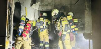 Vorfälle in Haaner Schulen: Spuren führen zu zwei Teenagern Ein Büro in der Grundschule brannte vollständig aus. Foto: Feuerwehr Haan