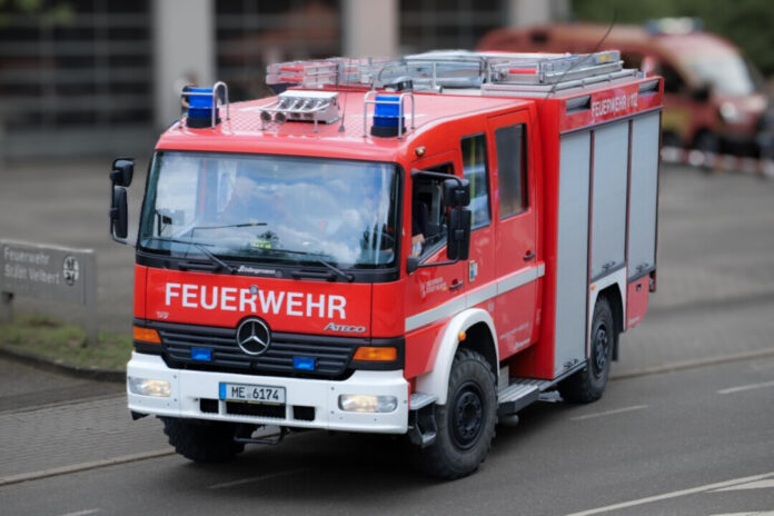 Feuerwehr Velbert Ein Einsatzfahrzeug der Feuerwehr Velbert. Foto: Volkmann