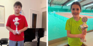 Velberter Tennistalente bei Bezirksmeisterschaften erfolgreich Felix July und Anna Lerner sind zwei Jungtalente des NBV. Fotos: NBV