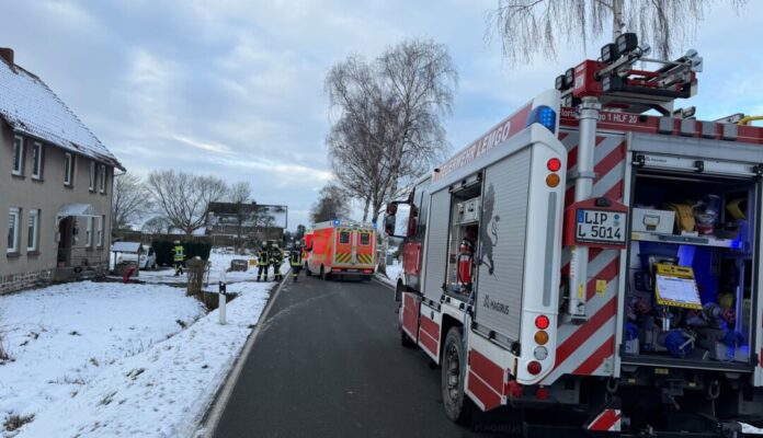 Defekte Heizung in Lemgo - drei Verletzte Drei Menschen kamen ins Krankenhaus.