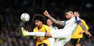 0:2 in London: Dortmund unterliegt Tottenham Der BVB hatte in den Zweikämpfen gegen Tottenham oft das Nachsehen.