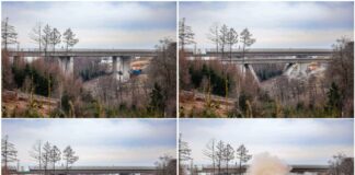 A45-Talbrücke Sterbecke erfolgreich gesprengt Sprengmeister Michael Schneider hat auch die Sterbecke-Talbrücke nach allen Regeln der Kunst zerlegt.