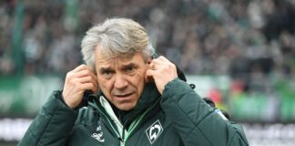 Ausgleich in der Nachspielzeit: Werder rettet spätes 1:1 Werder-Trainer Horst Steffen