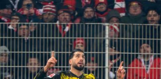 Kein geladener Gast mehr? BVB-Can Zielscheibe von Union-Fans Der BVB-Kapitän traf auch zum 1:0.