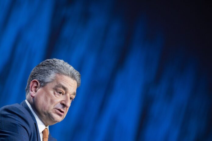 Thyssenkrupp-Chef López Jindal Steel will die Thyssenkrupp-Stahlsparte übernehmen. Man sei dazu «in konstruktivem Austausch», sagt Thyssenkrupp-Chef López. (Archivbild)