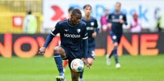 Bochum verleiht Stürmer Clairicia nach Portugal Mathis Clairicia spielt in der Rückrunde in Portugal. (Archivbild)