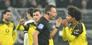 Adeyemi akzeptiert Geldstrafe nach Ausraster gegen Gladbach Fiel gegen Gladbach nur mit einem Ausraster und durch Diskutieren statt mit Leistung auf: Karim Adeyemi. (Archivbild)