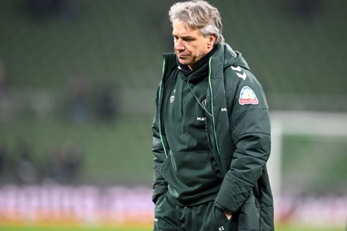 Trainer Horst Steffen von Werder Bremen Werder-Trainer Horst Steffen.