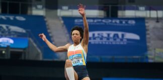 Mihambo mit holprigem Saisonstart – Ogunleye siegt Malaika Mihambo belegte beim Istaf Indoor in Düsseldorf den dritten Rang.
