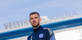 Treffen als Spieler: Baumann scherzt über Gespräch mit Dzeko Edin Dzeko ist der neue Superstar auf Schalke.