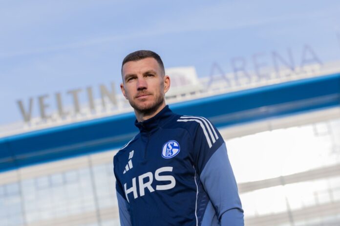 Schalke 04 - Edin Dzeko Edin Dzeko ist der neue Superstar auf Schalke.