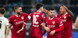 Stuttgart hat leichtes Spiel bei harmloser Borussia Der VfB Stuttgart jubelt auch in Mönchengladbach.