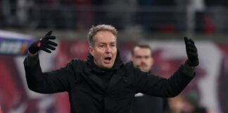 Leverkusen-Coach Hjulmand sorgt sich um Grönland Der dänische Trainer Kasper Hjulmand macht sich Sorgen um Grönland. (Archivbild)