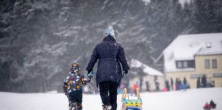 Ein letztes Winterwochenende – dann droht Glatteis Noch ein letztes Mal Schlittenfahren, bevor die Warmfront kommt.
