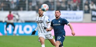 Um zwei Jahre: Verteidiger Wittek verlängert seinen Vertrag Maximilian Wittek (r) verlängerte seinen Vertrag beim VfL Bochum.