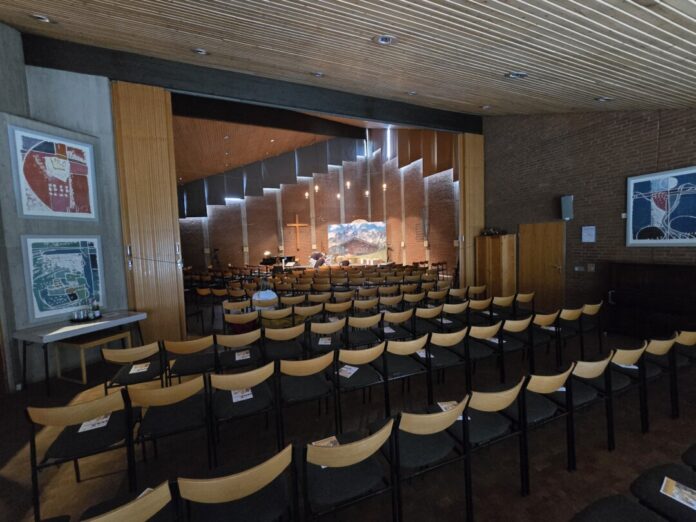 Die Friedenskirche in Ratingen. Foto: Alexander Heinz Die Friedenskirche in Ratingen. Foto: Alexander Heinz