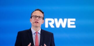 RWE-Chef Krebber hat die Bedeutung des Netzausbaus in Deutschland betont. (Archivbild)