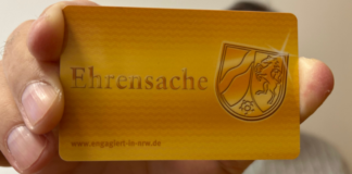 Mettmann: Bereits 128 Anträge für Ehrenamtskarte Die Ehrenamtskarte bietet unter anderem Vergünstigungen. Foto: Kreisstadt Mettmann