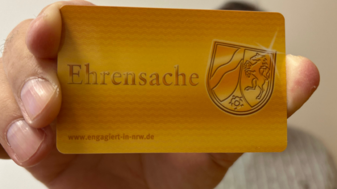 Ehrenamtskarte für Mettmann Die Ehrenamtskarte bietet unter anderem Vergünstigungen. Foto: Kreisstadt Mettmann