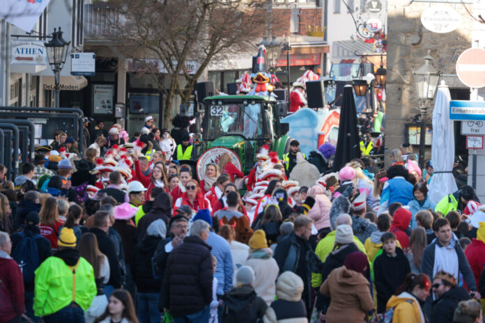 Rosenmontag25-021 Impressionen vom Karnevalsumzug in Ratingen 2025, Bild: Alexander Heinz