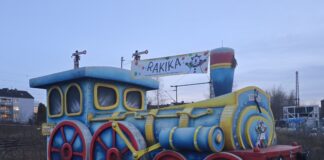 Die stillgelegte Lok des RaKiKa, Bild: Alexander Heinz