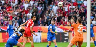 Torwart-Sorgen: Leverkusens Kapitänin Repohl erneut verletzt Leverkusens Keepern Friederike Repohl ist erneut verletzt. (Archivbild)