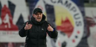 Trainer Ole Werner (RB Leipzig) haderte zuletzt mit den vielen Gegentoren nach eigenem Ballbesitz.