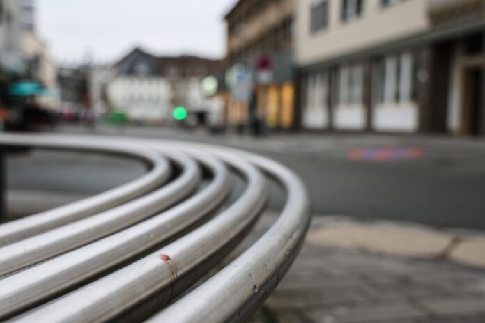 Großer Polizeieinsatz - Innenstadt gesperrt Nach der Tat waren Teile der Innenstadt von Meschede am Freitagmorgen gesperrt.