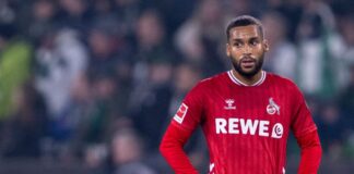 Rippenbruch und Muskel: Wieder zwei Verletzte beim FC Köln Kölns Linton Maina zog sich einen Rippenbruch zu. (Archivbild)