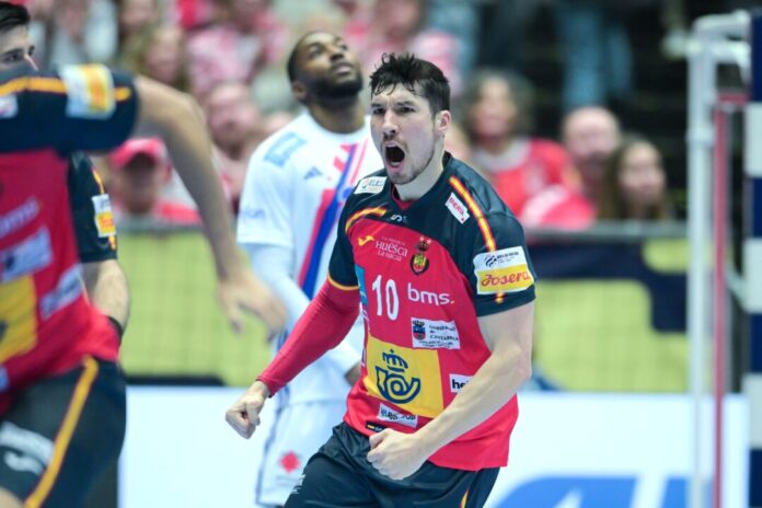 Handball: EM, Spanien - Frankreich Vom Sommer an beim VfL Gummersbach: Spaniens Handball-Star Alex Dujshebaev. (Archivbild)