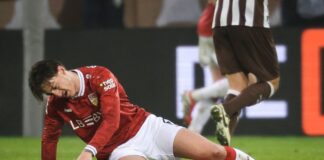 VfB bangt vor Köln-Duell um Schlüsselspieler Stiller Hinter dem Einsatz von Angelo Stiller steht ein Fragezeichen. (Archivbild)