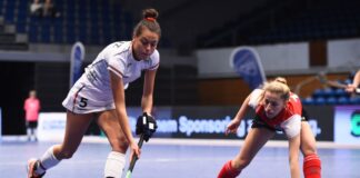 Die ehemalige Nationalspielerin Selin Oruz (l.) steht mit ihrem DHC im DM-Endspiel.