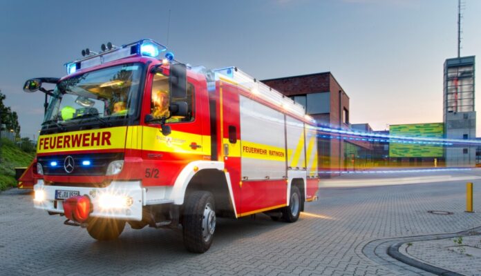 (c) Feuerwehr Ratingen Einsatz für die Ratinger Feuerwehr. Foto Feuerwehr Ratingen