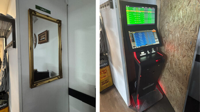 Automat Der Automat war hinter einer Tür versteckt. Fotos: Stadt Velbert