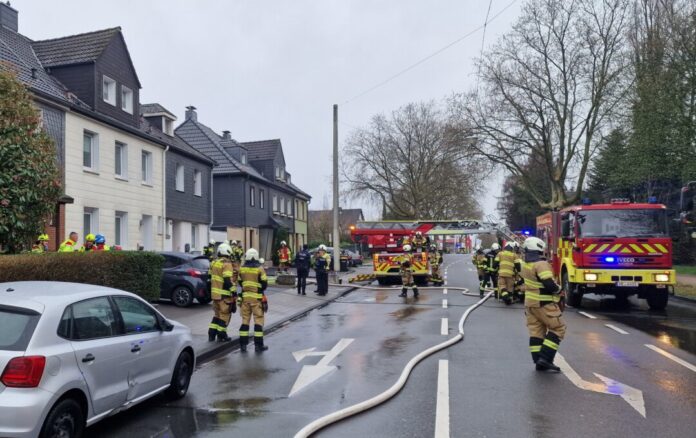 Einsatzstelle Ein Blick auf die Einsatzstelle. Foto: FW Mettmann