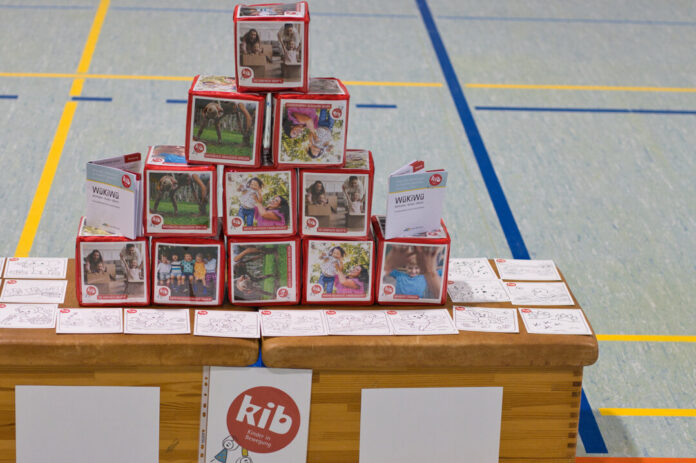 Die Idee entstand im Rahmen des Projekts „KiB – Kinder in Bewegung“ durch das Kreisgesundheitsamt in Kooperation mit den Kitas Stadtspatzen und Farbenfroh. Foto: Kreis Mettmann Die Idee entstand im Rahmen des Projekts „KiB – Kinder in Bewegung“ durch das Kreisgesundheitsamt in Kooperation mit den Kitas Stadtspatzen und Farbenfroh. Foto: Kreis Mettmann
