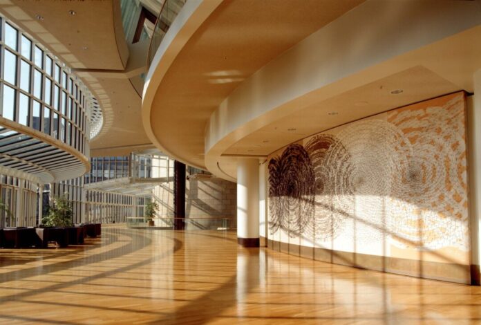Wandelhalle Die Wandelhalle im Landtag in Düsseldorf. Foto: Landtag NRW