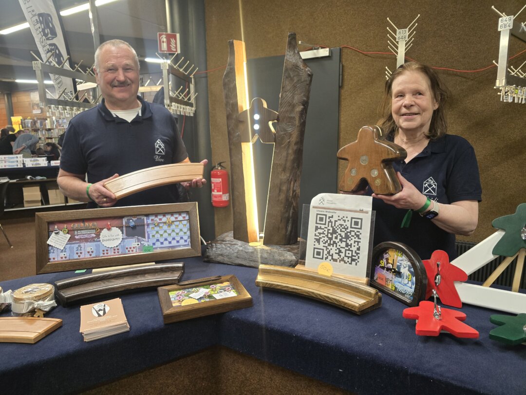 Heidi und Uwe Schleimer vom hammer-holzstuebchen.de, Bild: Alexander Heinz