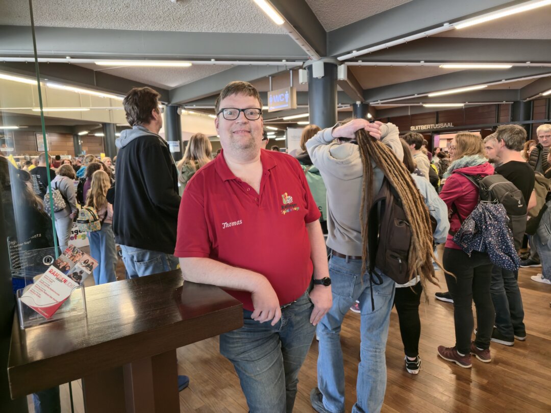Thomas Fedder organisiert auch für dei VHS Ratingen Spieletreffs, Bild: Alexander Heinz