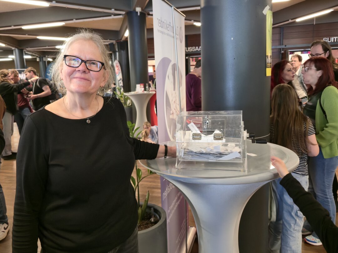 Andrea Laumen als Glücksfee bei den Spieletagen, Bild: Alexander Heinz