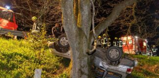 Im Kreis Olpe ist ein Auto von der Straße abgekommen. Mehrere Menschen wurden verletzt.