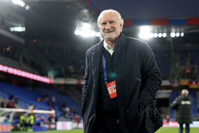 Schweiz - Deutschland Ein Last-Minute-Tor verbindet Rudi Völler bis heute besonders mit einem Ex-Mitspieler. (Archivbild)