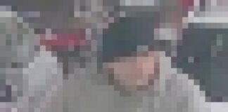 Die Polizei sucht diesen Unbekannten. Foto (verfremdet): Polizei