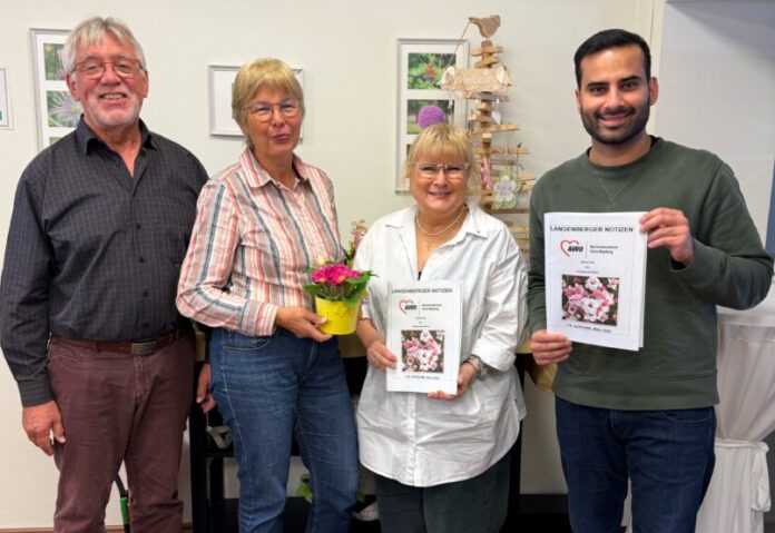 Haus Meyberg SPD Fraktionsmitglied Joachim Weiler, die ehemalige stellv. Bürgermeistern der Stadt Velbert Barbara Wendt, Ratsmitglied Angela-Kurpitz Nadolski und Fraktionsvorsitzender Shamail Arshad. Foto: SPD VE