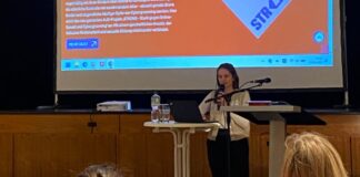 Als Fachreferentin war Jessica Szkodzinski eingeladen. Foto: Stadt HEI