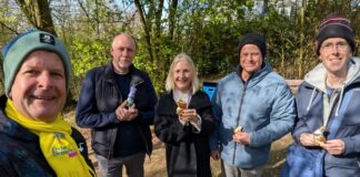 Im Stadtwald hatten die Teilnehmer sich für die Eiersuche getroffen. Foto: FDP